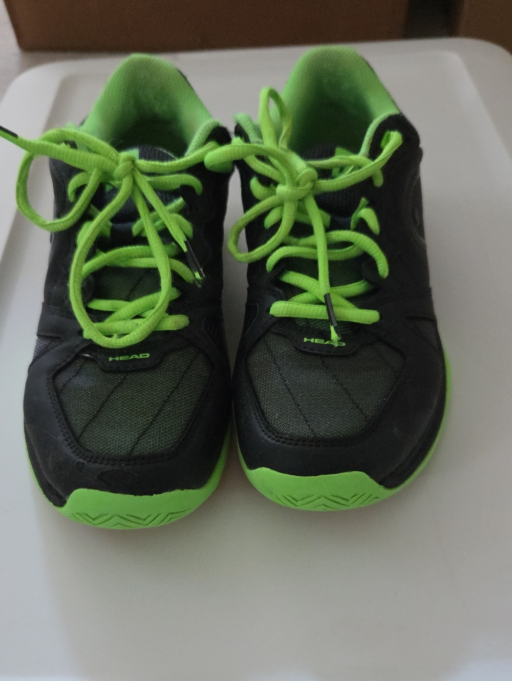 HEAD Revolt Indoor Athletic Shoes Black & Green US 7